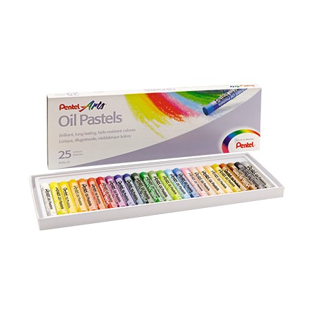 Pastele olejne 25 kolorów Pentel