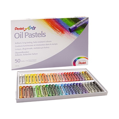 Pastele olejne 50 kolorów Pentel