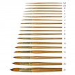 Pędzel Gold Pearl nr 14