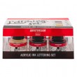 acrylic ink talens lettering set