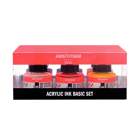 basic set acrylic ink talens