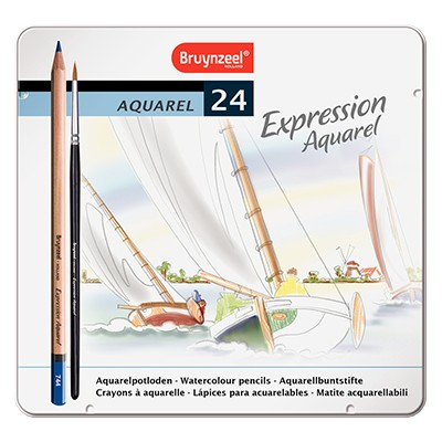 Kredki akwarelowe Bruynzeel EXPRESSION, 24 kol.