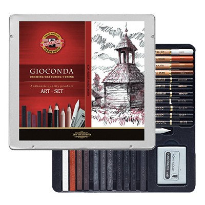 Gioconda Art-set, zestaw do szkicowania, Koh-i-Noor, 21 elem.