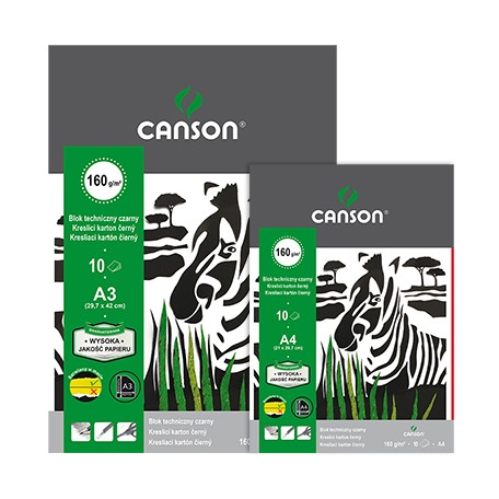 Blok techniczny czarny Canson