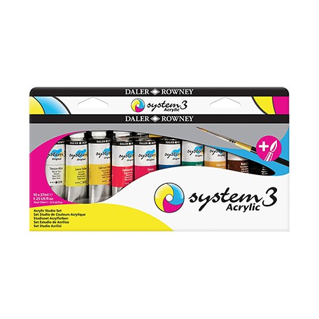 System 3 zestaw farb akrylowych