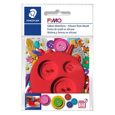 Guziki - formy do mas plastycznych FIMO, Staedtler