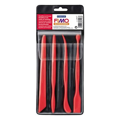 Szpatułki do modelowania mas FIMO, 4 sztuki