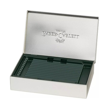 metalowy piornik faber castell