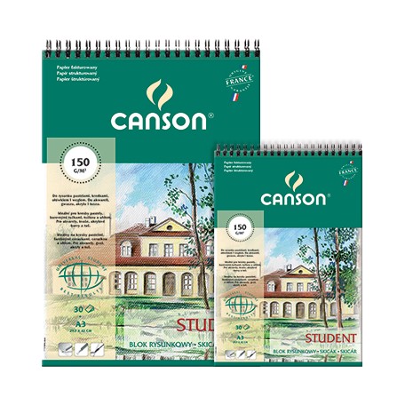 Blok rysunkowy na spirali Canson Student