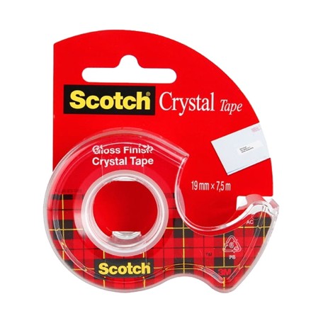 tasma na podajniku scotch crystal