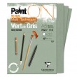 paint on grey green clairefontaine