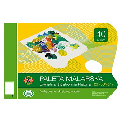 Paleta malarska papierowa Koh-I-Noor 23 x 30,5 cm