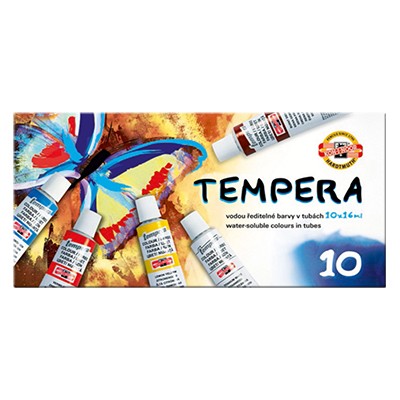 Tempery Koh-i-Noor, zestaw 10 kolorów