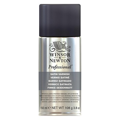 Werniks satynowy do farb olejnych i akrylowych, W&N, spray 150ml
