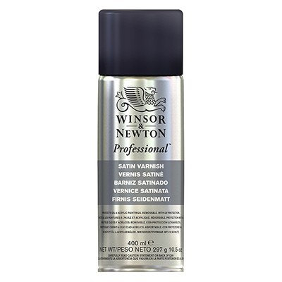 Werniks satynowy do farb olejnych i akrylowych, W&N, spray 400ml