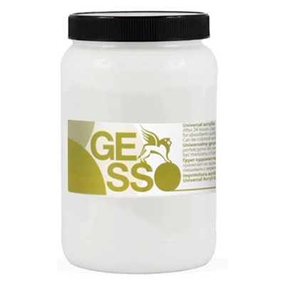 Grunt gesso, biały uniwersalny podkład malarski, Renesans, 500ml