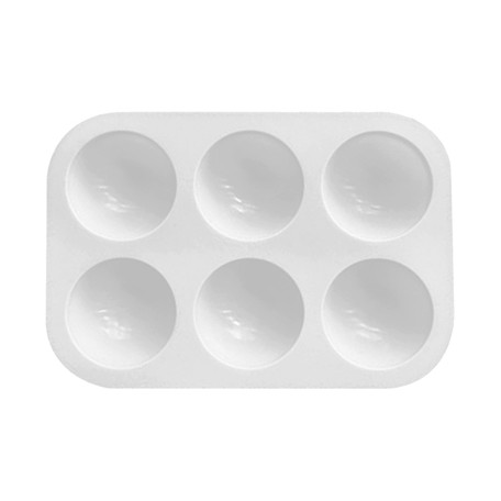 Paleta malarska plastikowa prostokątna, 12 x 9