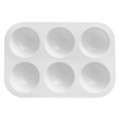 Paleta malarska plastikowa prostokątna, 12 x 9
