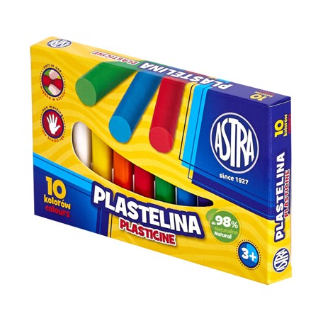 Plastelina Astra 10 kolorów