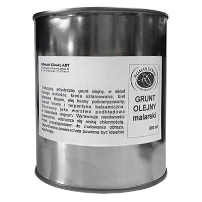Tradycyjny grunt olejny Roman Szmal Art, 800 ml