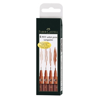 Set of 4 - sangwina, Pitt Faber Castell, 4 sztuki