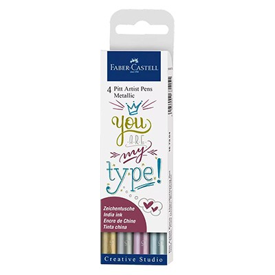 Metallic Pitt Artist Pen Faber Castell