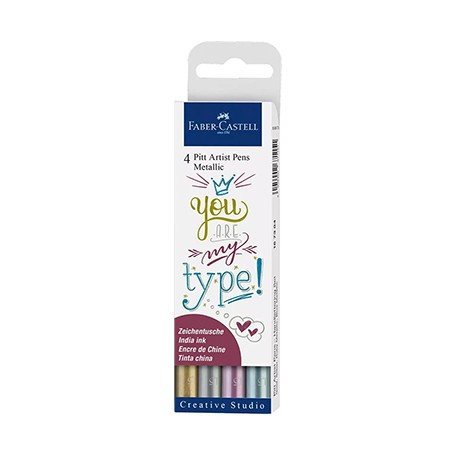 Metallic Pitt Artist Pen Faber Castell