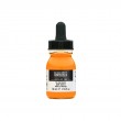 yellow orange acrylic ink liquitex