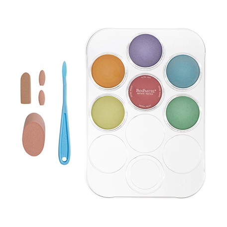 Pearl colours pan pastel