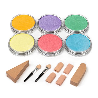 Pearl - kolory perłowe, zestaw pasteli PanPastel, 6 kolorów