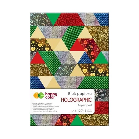 Blok papieru ozdobnego Holographic