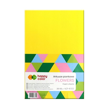arkusze piankowe flowers happy color