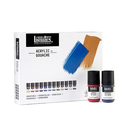gwasze akrylowe liquitex 12 kolorow
