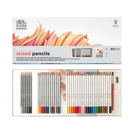 mixed pencils winsor newton set
