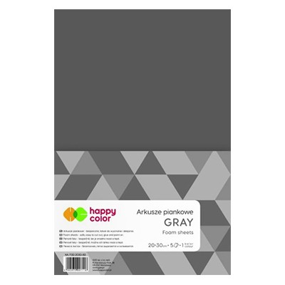 Arkusze piankowe grey Happy Color A4