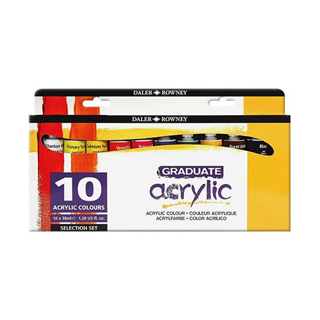 Farby akrylowe Acrylic Daler Rowney 10x38