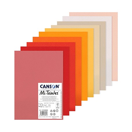 ciepłe odcienie miteintes canson