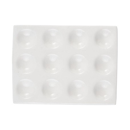 Porcelanowa paleta do akwareli, 12 komór