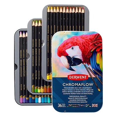 Derwent Chromaflow kredki rysunkowe