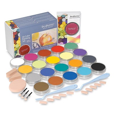 PRO - kolory podstawowe, zestaw pasteli PanPastel, 20 kol.