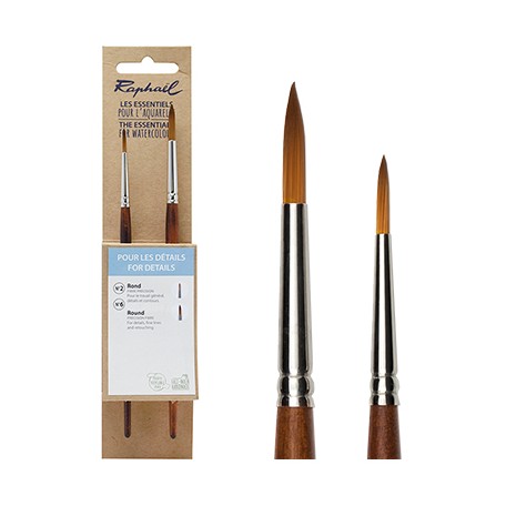 Zestaw pędzli płaskich Precision Raphael
