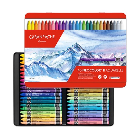 Zestaw pasteli Neocolor II Aquarelle 40 kolorów