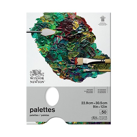 papierowa paleta malarska winsor newton