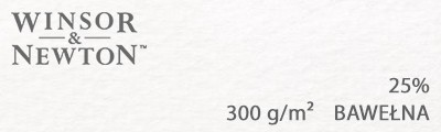 Papier akwarelowy W&N CP 300 g/m², 56 x 76 cm, 10 ark.