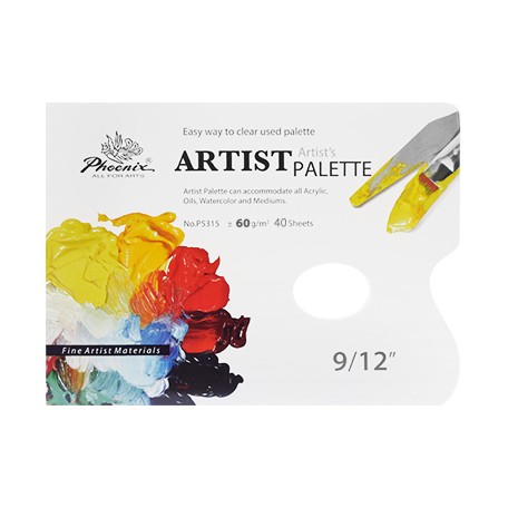 Paleta papierowa prostokątna Phoenix 40 ark