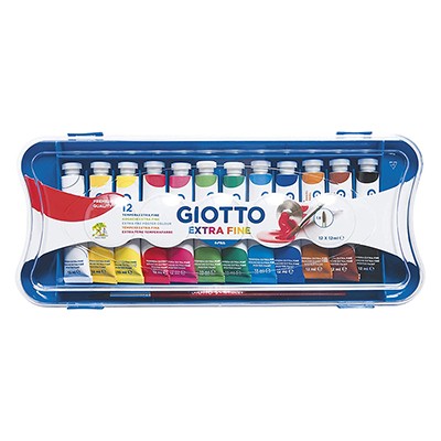 Farby temperowe Giotto 12 kolorów