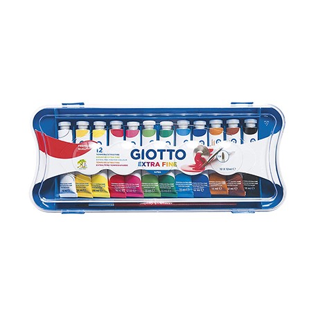 Farby temperowe Giotto 12 kolorów