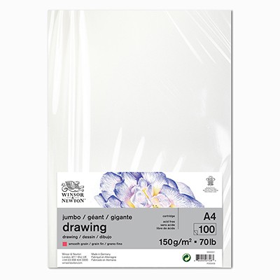 Papier do rysunku Smooth Grain W&N, 100 ark. A4