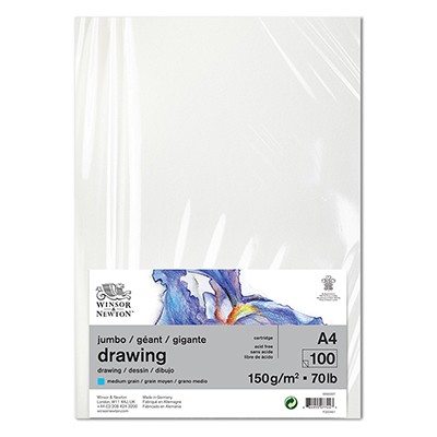 Papier do rysunku Medium Grain W&N, 100 ark. A4