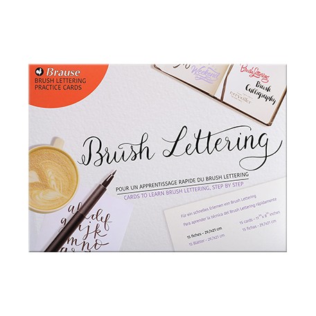 Zestaw do nauki brush letteringu Brause